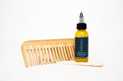 Power Gloss + Bamboo Comb Travel Kit